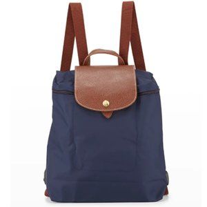 Longchamp Le Pliage Nylon Backpack Navy!